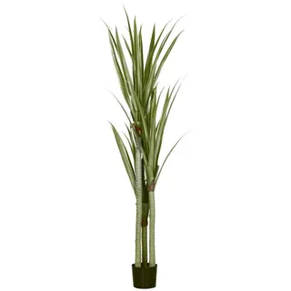 Homcom Kunstpflanze Yucca 17/17/190 cm
