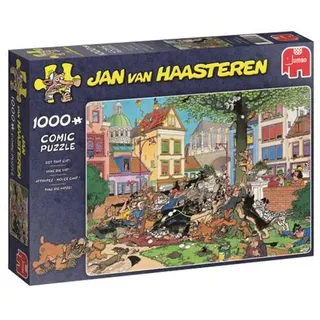 Jan van Haasteren Fang die Katze! 1000 Teile Puzzle