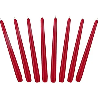 Brubaker Spitzkerzen 24 cm rot 8 St.