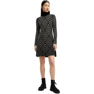 Desigual Damen Vest_sian, 2000 Black Casual Dress, Schwarz, L EU - L