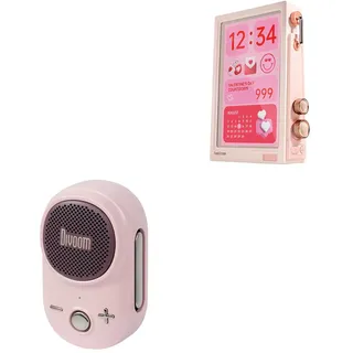 Divoom Times Frame & Itour-S Bundle, 10.1 Zoll WLAN Digitaler Bilderrahmen mit RGB Deko und Mini Bluetooth Lautsprecher, Smart Display & Outdoor Sound Set für Zuhause, Schreibtisch und unterwegs