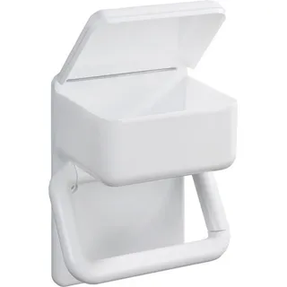 Maximex Toilettenpapierhalter in Weiß - (B)16 x (H)20 x (T)11 cm
