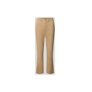 Slim Fit Hose in verkürzter Passform Modell 'GABBY', Beige, 40