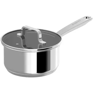 BergHoff Kochtopf HELIX 16, ø 16 cm / 1.5 L, Pfanne + Kochtopf, Silber, Schwarz