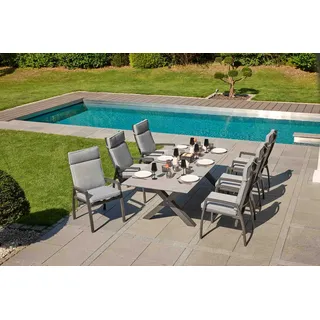 LC Garden Vancouver/Sondrino Gartenmöbel-Set 7tlg. - Anthrazit