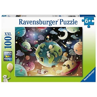 Ravensburger 12971 Puzzle 100 TLG. XX-Large Space Fantastische Planeten, Mehrfarbig