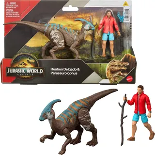 Mattel Jurassic World Saga Human Dino Pack 4