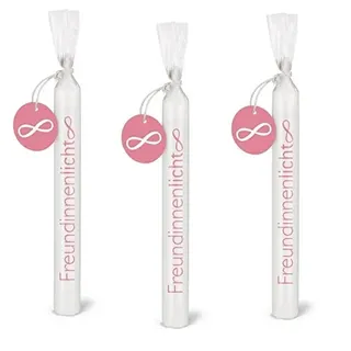 Colour-up Wünschelicht Kerze 'Freundinnenlicht' Kerzenset 3er Set Bulla Design
