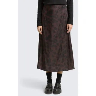 Tom Tailor Hosenrock Damen Braun Satin 44