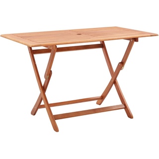 Gartenmöbel Tisch |Balkontisch |Klappbarer Gartentisch 120x70x75 cm Eukalyptus Massivholz