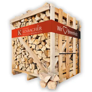 Brennholz Buche 25cm trocken Kaminholz ofenfertig Ofen Holz Feuerholz Scheitholz Kaminfeuer Lagerfeuer Pizzaofen 1RM Box für die Heizsaison 2026/2027 | Energie Kienbacher
