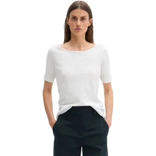 Marc O'Polo T-Shirt aus Slub Jersey, Weiss, XS