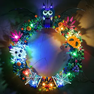 LED Beleuchtungsset kompatibel mit Lego 40825 Halloween-Kranz (Nur Lichter)