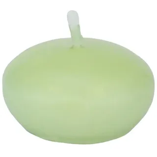 Wiedemann Kerzen Schwimmkerzen Pastellgrün (Aloe Vera) Ø 45 mm, 24 Stück