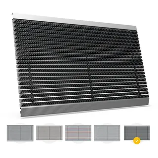 Entrando Fußmatte DUROMAS, Rechteckig, Höhe: 22 mm, Fußabtreter aus Alu & PP, für Außen, rutschfest, wetterfest, robust schwarz 50 cm x 80 cm x 22 mm