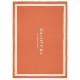 Plaid Statement in Dark Coral, Marc O'Polo Home