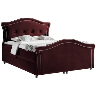Mirjan24 Bedran Lux 160 x 200 cm Rot