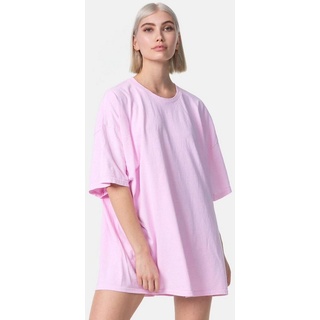 Worldclassca T-Shirt Worldclassca Oversized Lounge UNI T-Shirt lang Tee Sommer Oberteil rosa