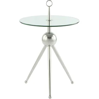 Kayoom Lalee.Avenue Beistelltisch Janifer 300 silber / klar,