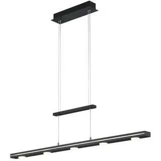 Trio Lacal 7-flg. 100 cm schwarz matt