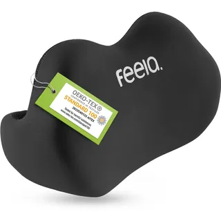 Feela Rückenkissen Ergonomisch 40 x 30 cm Schwarz