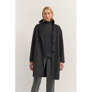 Bugatti Kurzmantel Loose Fit grau 36