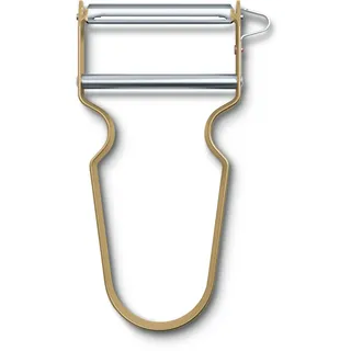 Victorinox REX Profi Sparschäler, Gemüseschäler, Kartoffelschäler, Gerader Schliff, Pendelklinge, Extra Scharf, Aluminium