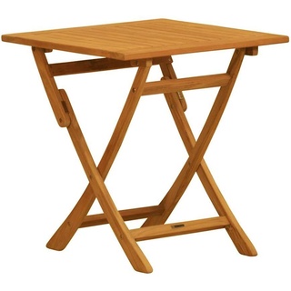 Teak Klapptisch quadratisch Fano (70 x 70 cm) Klappbar Tisch Holz Balkon Garten