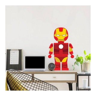 Wall-Art Wandtattoo Spielfigur Iron Man Superhero (1 St), selbstklebend, entfernbar bunt 24 cm x 40 cm x 0,1 cm