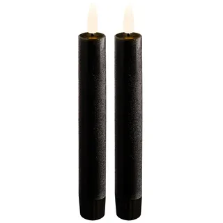 LED-Echtwachskerze Stabkerze DecoTrend, 15 cm