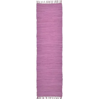 TEPGO Happy Cotton Handwebteppich 70 x 250 cm Lila