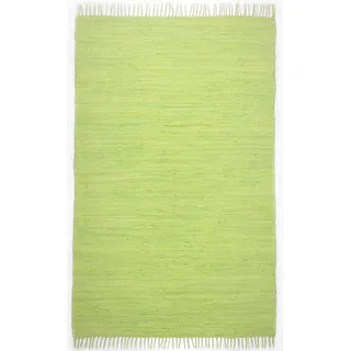 THEKO Teppich Happy Cotton Grün 70 x 140 cm