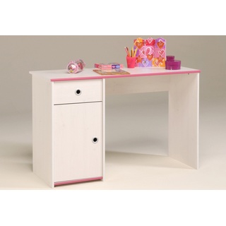 Parisot Kinderschreibtisch Smoozy, Jugendschreibtisch, Schreibtisch B/H/T: 121 cm x 77 50 rosa Kinder Kinderschreibtische Kindermöbel