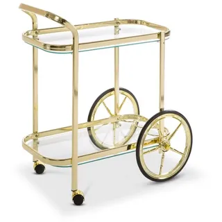 Servierwagen Luise Metall Gold