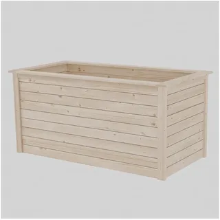 Karibu Hochbeet 2 173 x 89 x 82 cm natur