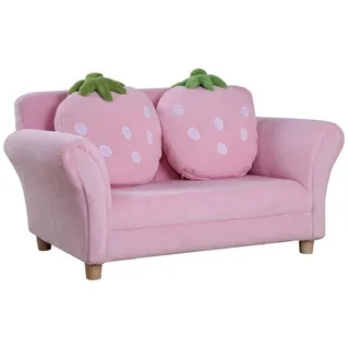 Homcom Sofa Kinder Erdbeersofa