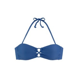 SUNSEEKER Bandeau-Bikini-Top Damen blau Gr.38 Cup A/B