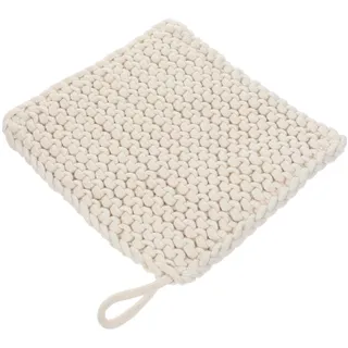 FUNOMOCYA Gehäkelte Topflappen 19 cm Küchen-Baumwollpads gewebte Topfuntersetzer Tassenuntersetzer gewebtes Baumwollkissen
