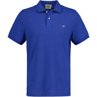 GANT Reg Shield Kurzarm-poloshirt Saxony Blue M