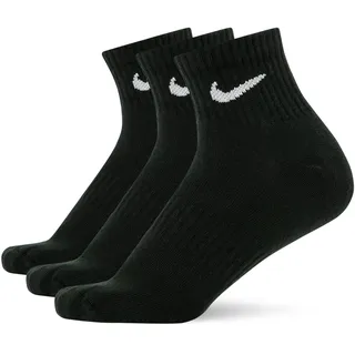 Nike Everyday Lightweight Trainings-Knöchelsocken Black/White 38-42