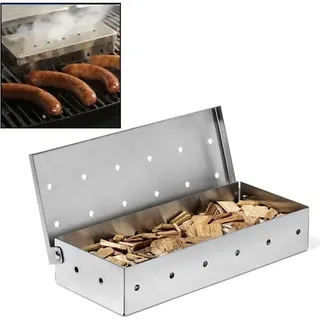 Robuster Edelstahl-räucherofen Für Gas- Oder Holzkohlegrill
