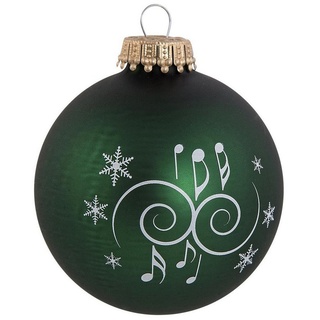 mugesh Weihnachtsbaumkugel Weihnachtskugel Ornamente tannengrün, für Musiker grün