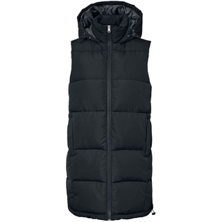 Noisy May Weste - NMAurora Hood Vest - XS bis XL - für Damen - Größe XS - schwarz - XS