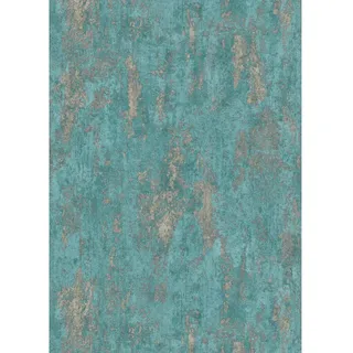 Erismann Vliestapete Casual Chic 10,05 m x 0,53 m 0 g Türkis 10273-18