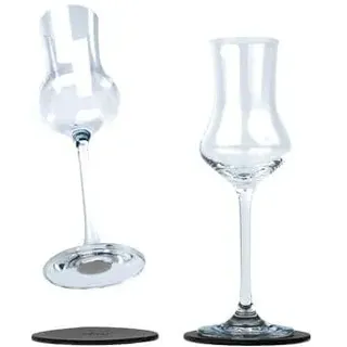 silwy Magnet Kristall-Likörgläser, Tritan, 95ml, 2er Set