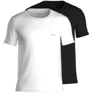 BOSS T-Shirt Herren T-Shirt, 2er Pack - B-TShirtRN 2P Comfort schwarz|weiß 4XL