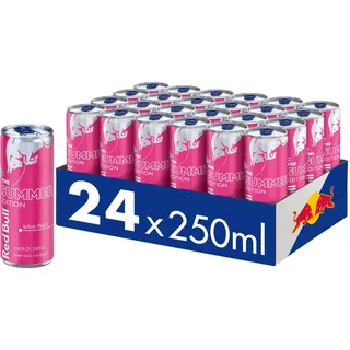 Red Bull Summer Edition White Peach Energy Drink 24x 250ml