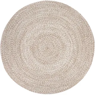 Paco Home Viborg 595 Juteteppich Ø 80 cm Beige