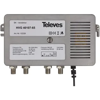 Televes BK-Verstärker Guß 40dB HVG40107-65