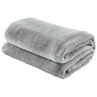 Erwin Müller Salerno Kuscheldecke 130 x 170 cm Silbergrau